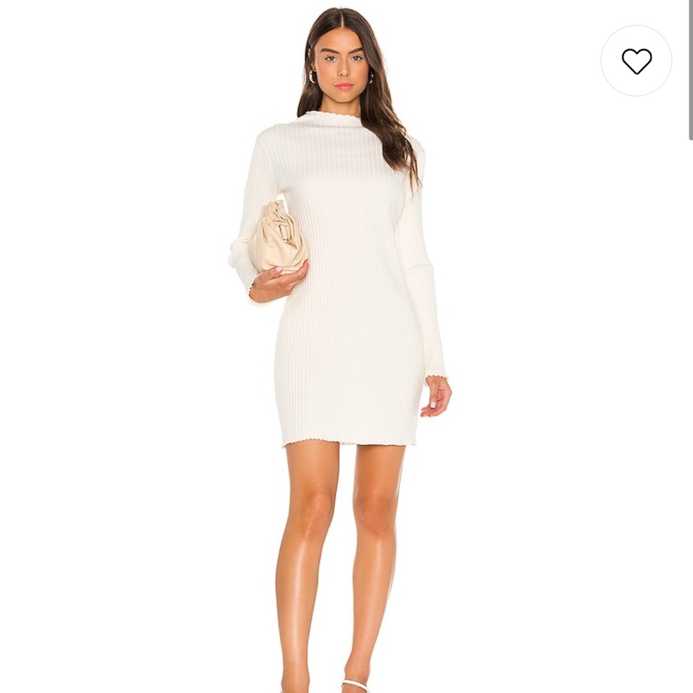 TWENTY Montreal Sunnyside Lounge Funnel Neck Dress in Cotton